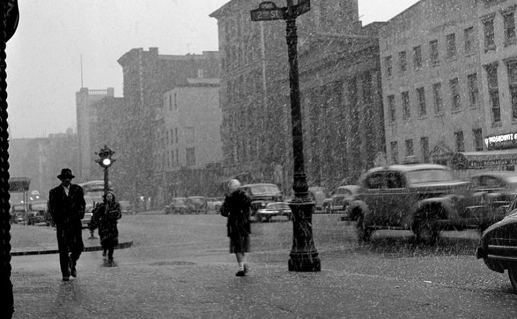 2nd Street and 2nd Ave Snowstorm -1948