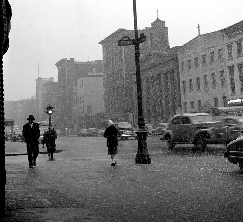 2nd Street and 2nd Ave Snowstorm-1948